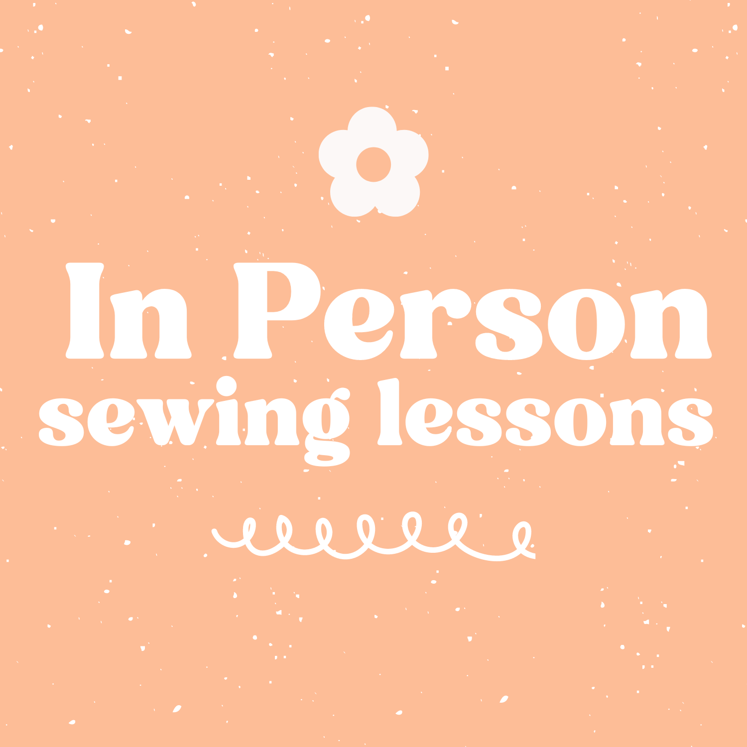 In person sewing lesson